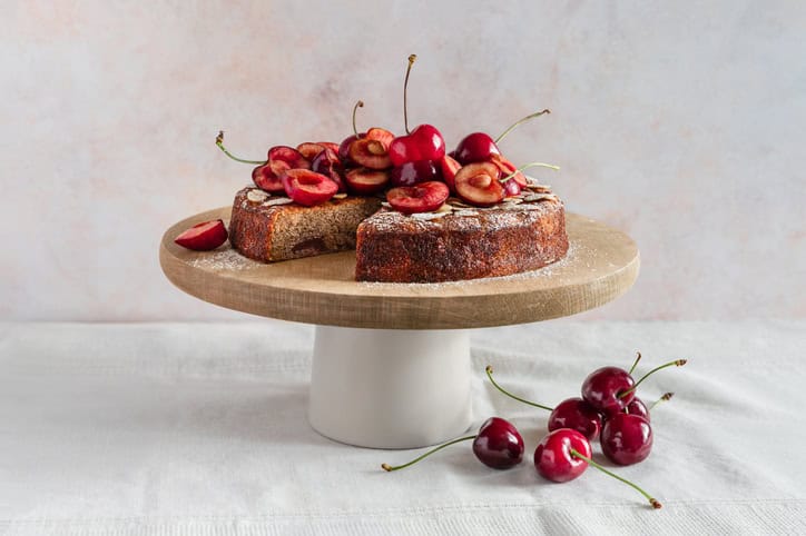 Cherry and almond cake - Gluten free